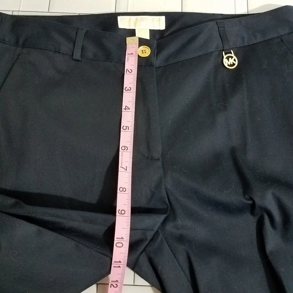 Michael by Michael Kors Navy Pants Size 8 NWT - Picture 10 of 12